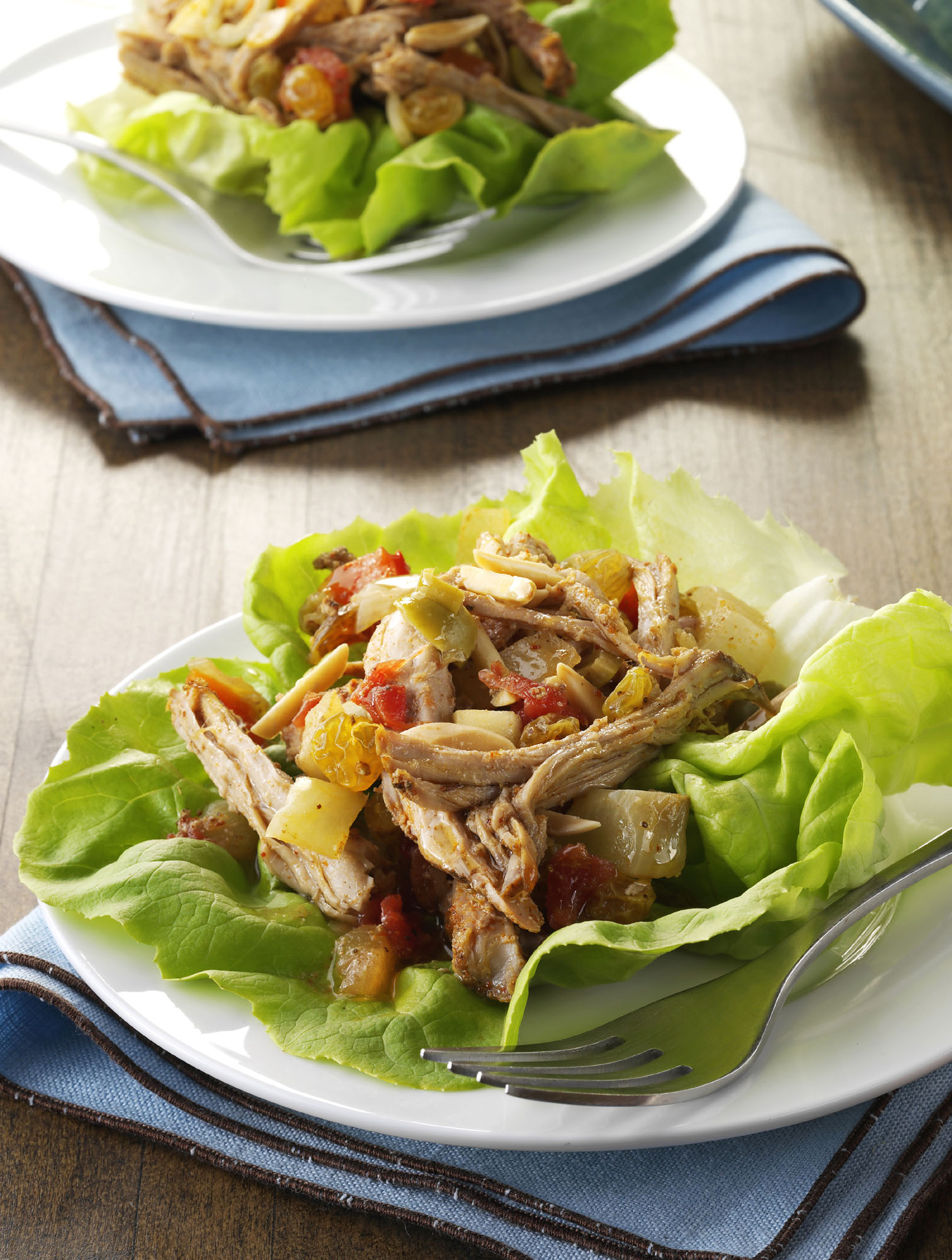 READY IN Porky Picadillo Lettuce Wraps Warm pork and cool crisp lettuce are - photo 2