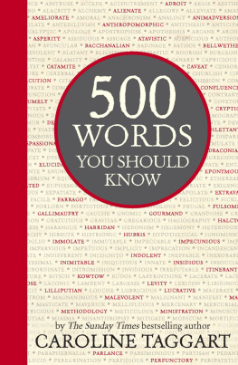 Caroline Taggart - 500 Words You Should Know