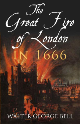 Walter George Bell The Great Fire of London in 1666