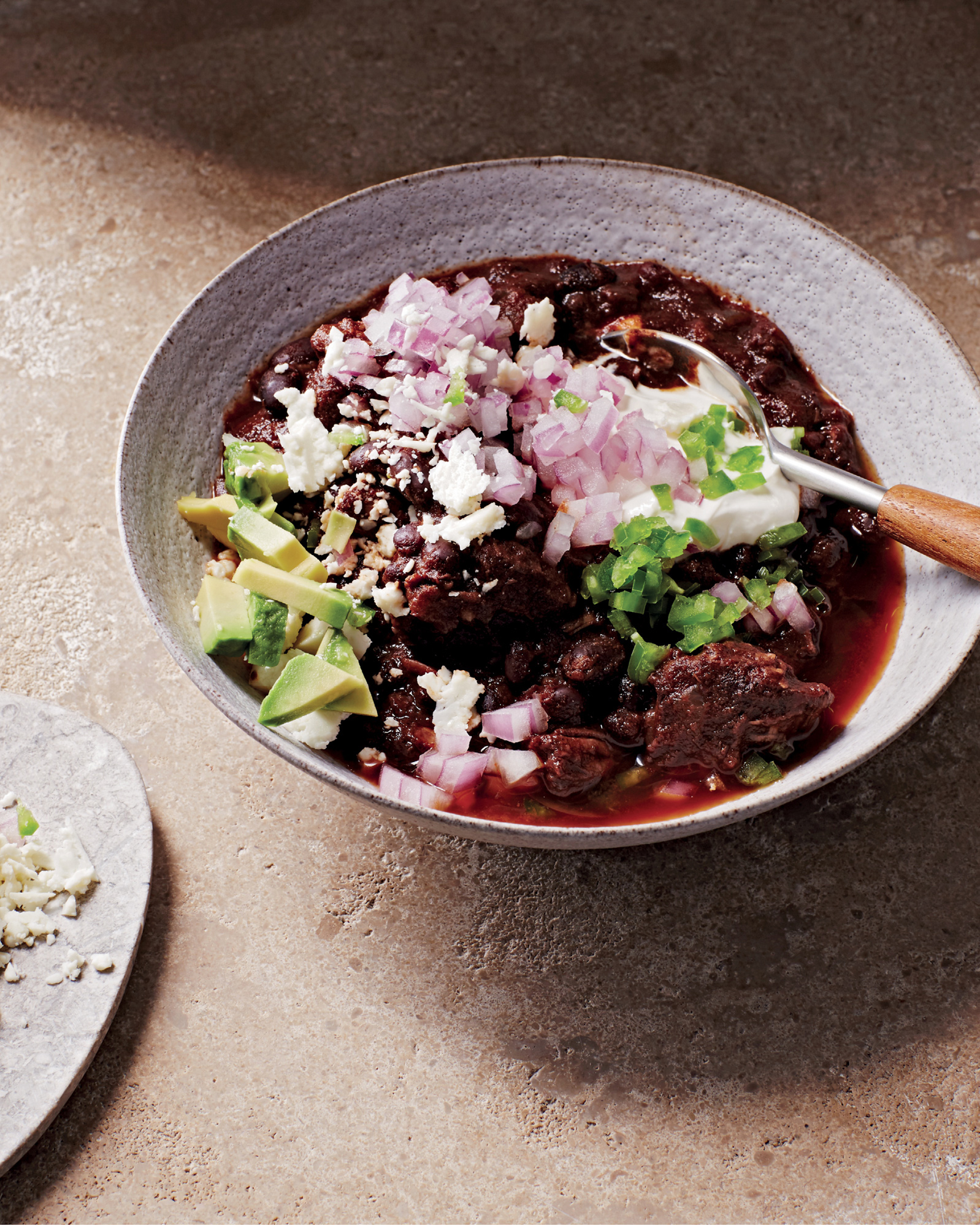 Beef and Black Bean Chili SERVES 4 True Texas chili is widely recognized as a - photo 3