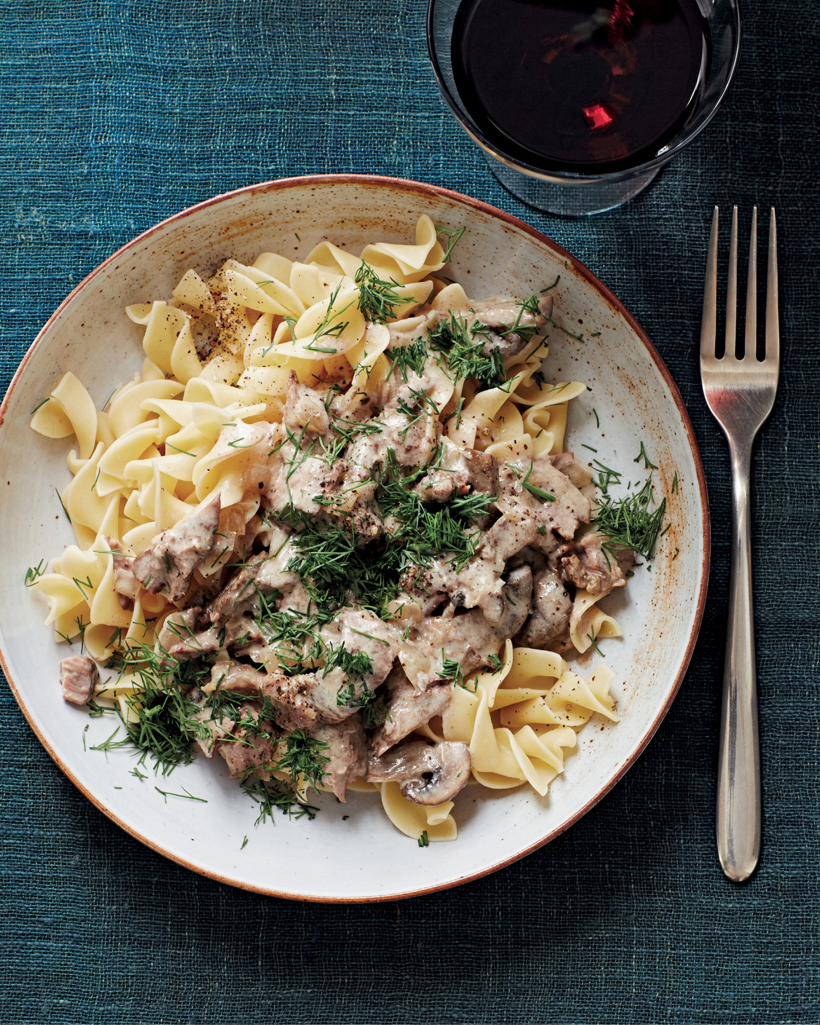 Beef Stroganoff SERVES 8 Youll notice an interesting trick in our recipe for - photo 5