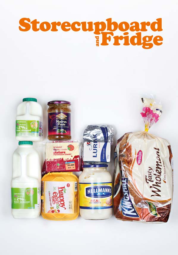 Here are some basics to keep in your storecupboard and fridge In student - photo 13