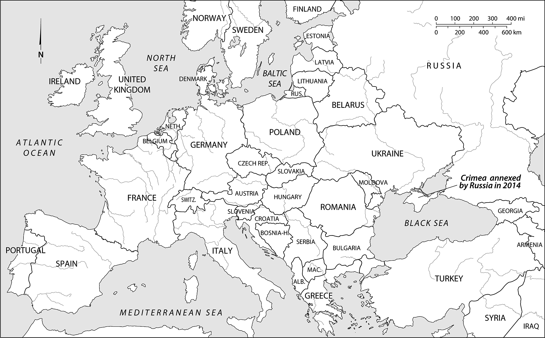 Political map of Europe Map by Bill Nelson THE END OF EUROPE IS UPON US - photo 3