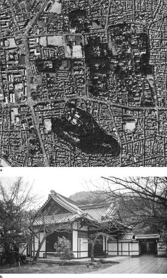 Figure 11a b and c Aerial view of the Mt Funaoka Daitokuji Temple in Kyoto - photo 1