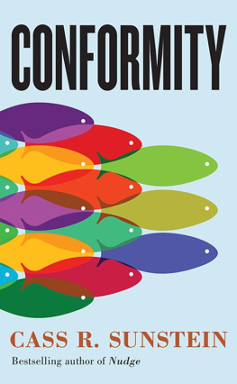 Cass R. Sunstein Conformity