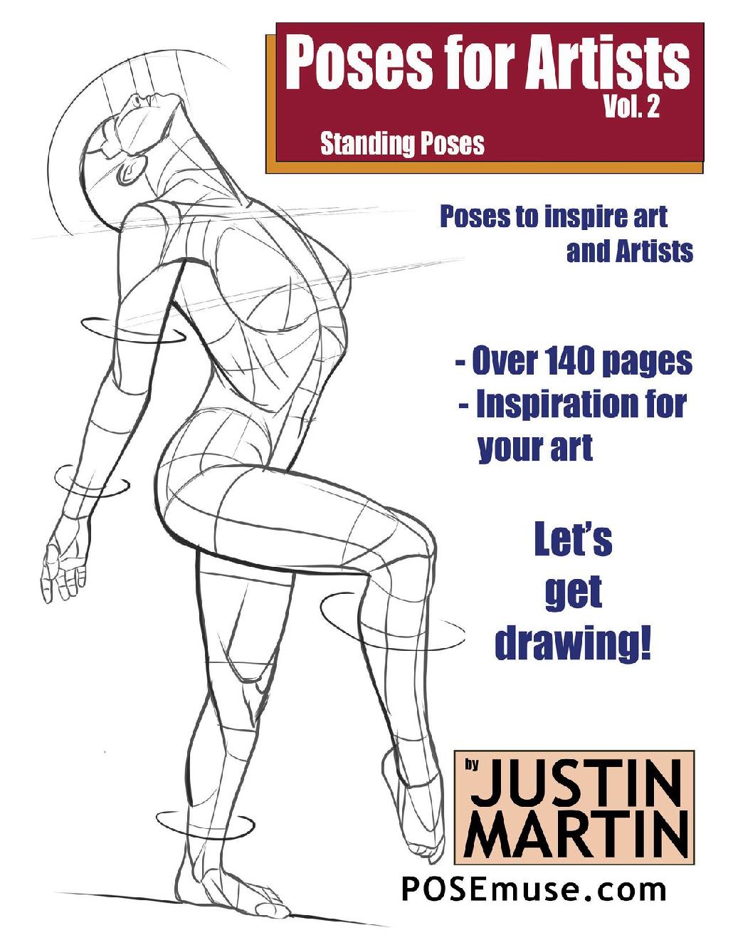 Poses for Artists Volume 2 - Standing Poses An essential reference for figure drawing and the human form Inspiring Art and Artists - photo 4