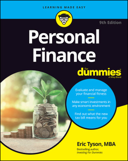 Eric Tyson Personal Finance For Dummies