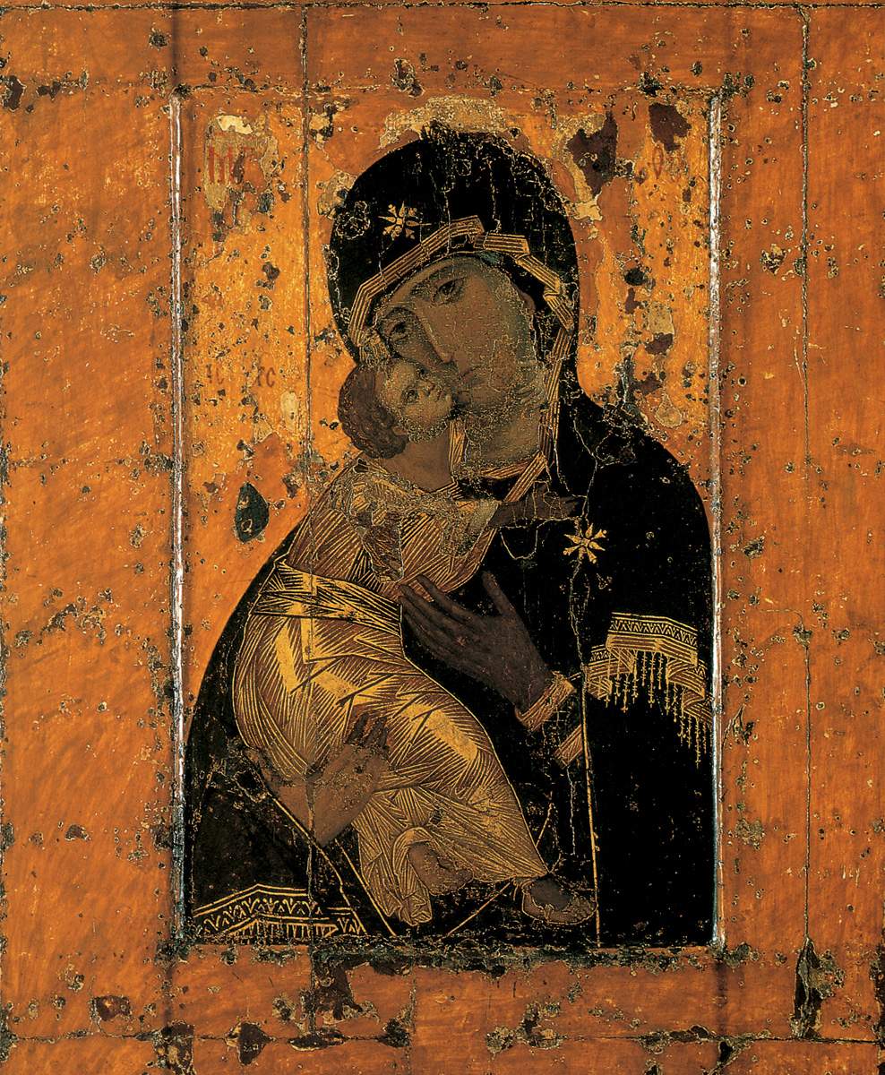 Our Lady of Vladimir first third of the 12 th century Tempera on wood 104 x - photo 2