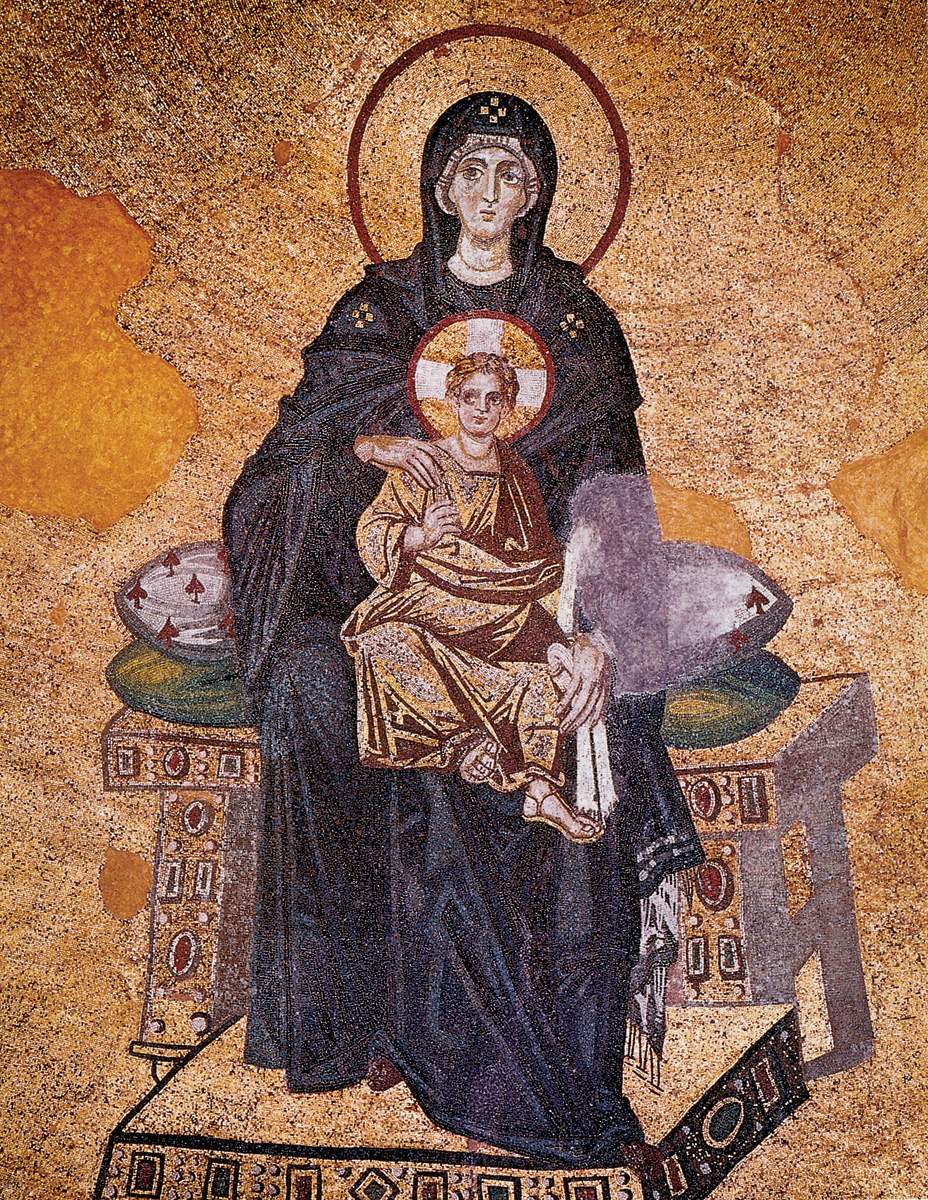 Virgin and Child 9 th century Mosaic Apse Hagia Sophia Istanbul There are - photo 6