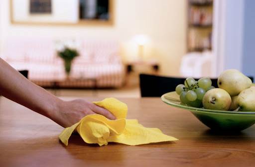 Dining table and chairs can harbor a lot of germs since they are constantly - photo 4