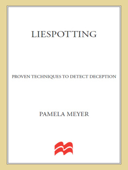 Pamela Meyer Liespotting: Proven Techniques to Detect Deception