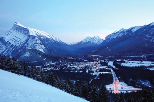 Banff winter sunset While natural beauty is the main selling point the growth - photo 17