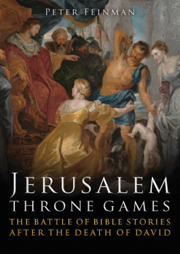 Feinman Peter Jerusalem Throne Games