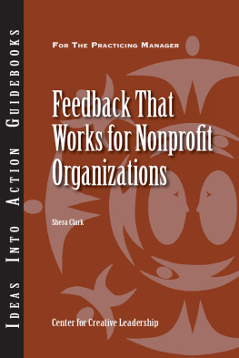 Clark Shera - Feedback That Works for Nonprofit Organizations