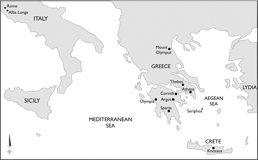 This is a map of ancient Greece and Rome ABOUT ANCIENT GREECE AND ROME - photo 5