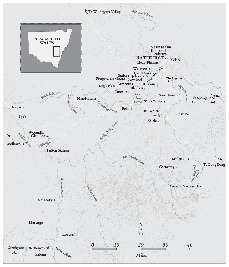 The key locations of the Ribbon Boys insurrection For Anthony Peter Thompson - photo 4