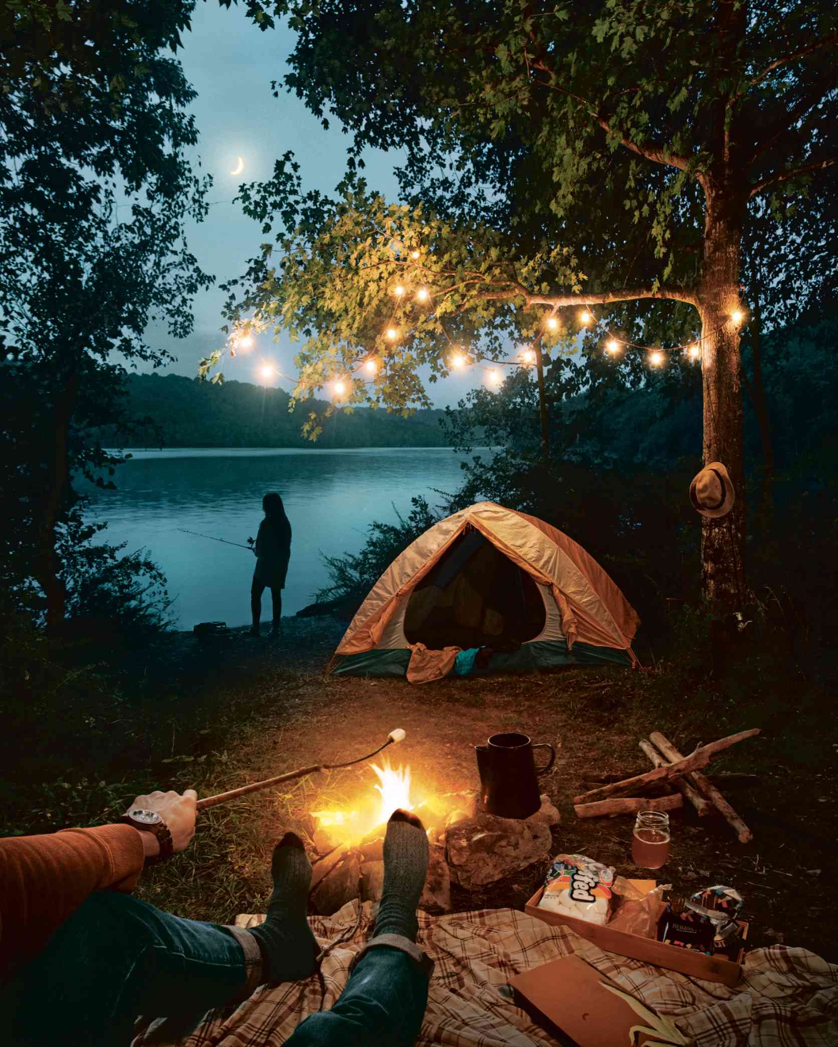 22 THE COMFORT OF CAMPING When you camp you may wish to seek out little - photo 3