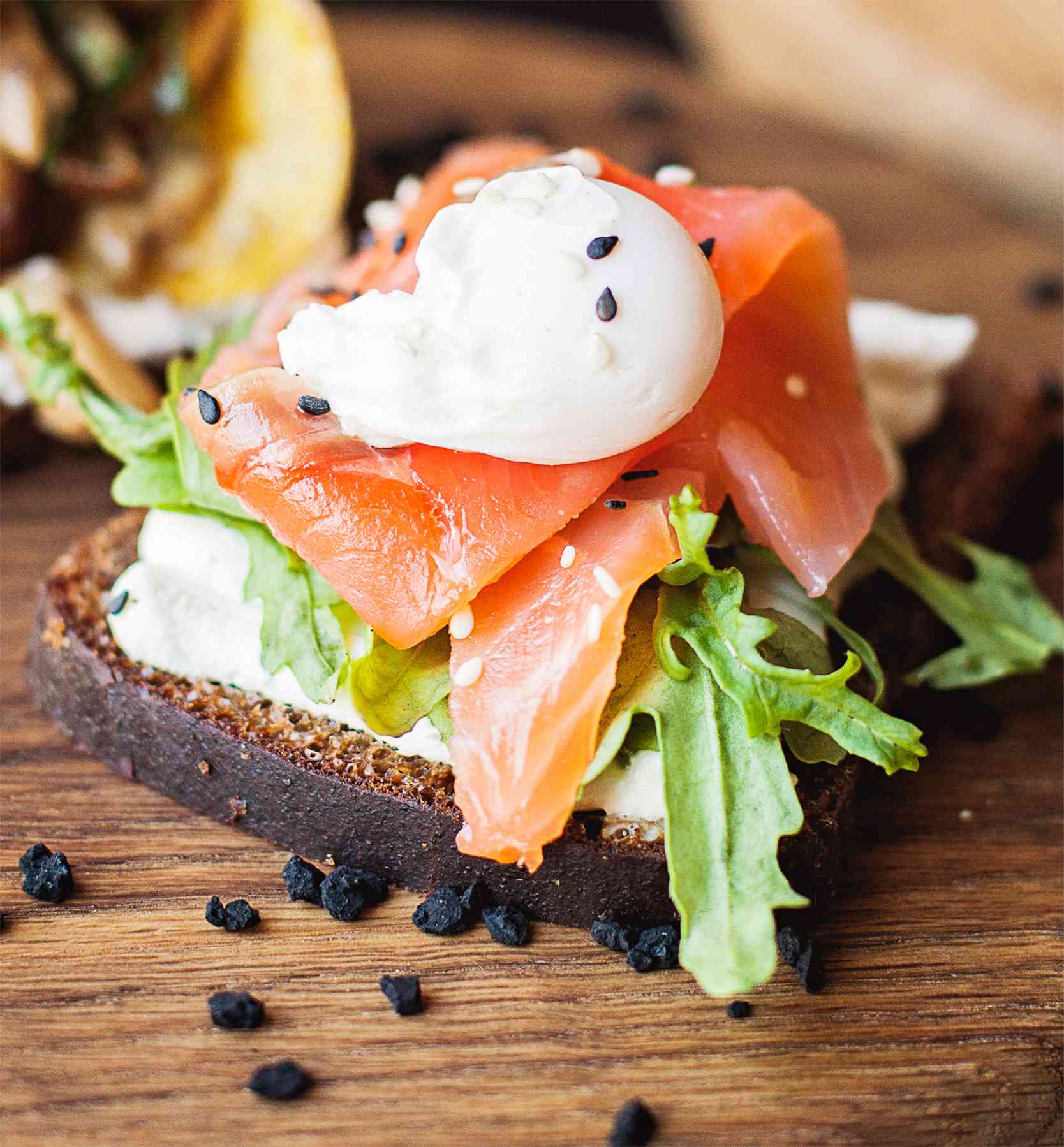 t Sourdough rye bread piled high with succulent shrimp or tender roast beef - photo 10