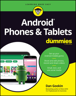 Dan Gookin Android Phones & Tablets For Dummies