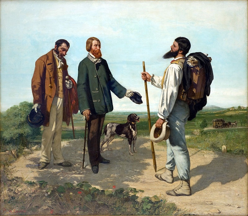 The Meeting Bonjour Monsieur Courbet 1854 one of Courbets celebrated - photo 18