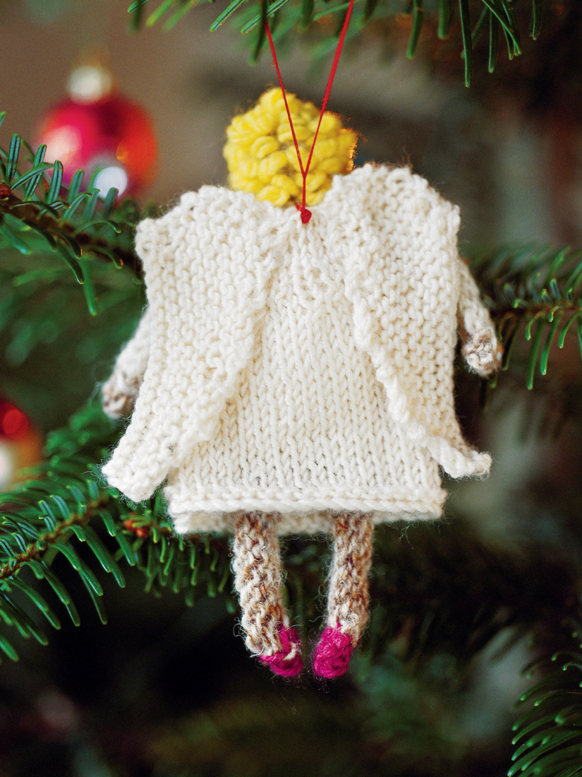 Knitted angel Placing the angel at the top of the Christmas tree is - photo 3