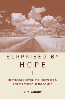 N. T. Wright - Surprised by Hope: Rethinking Heaven, the Resurrection, and the Mission of the Church