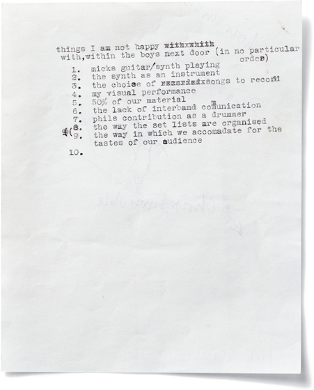 List by Nick Cave c 1978 For further reading Shopping list by Nick Cave - photo 17