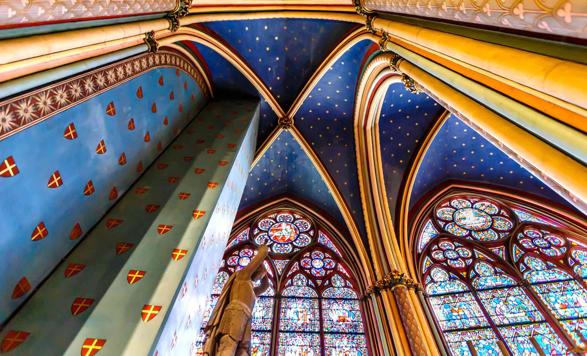 Magnificent vaulting and stained-glass windows Sainte-Chapelle Top 10 Paris - photo 4