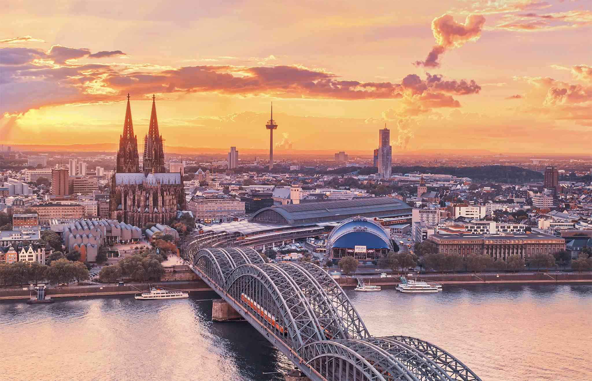 t Cologne skyline at sunset Welcome to Germany Explore Germany Reasons to - photo 4