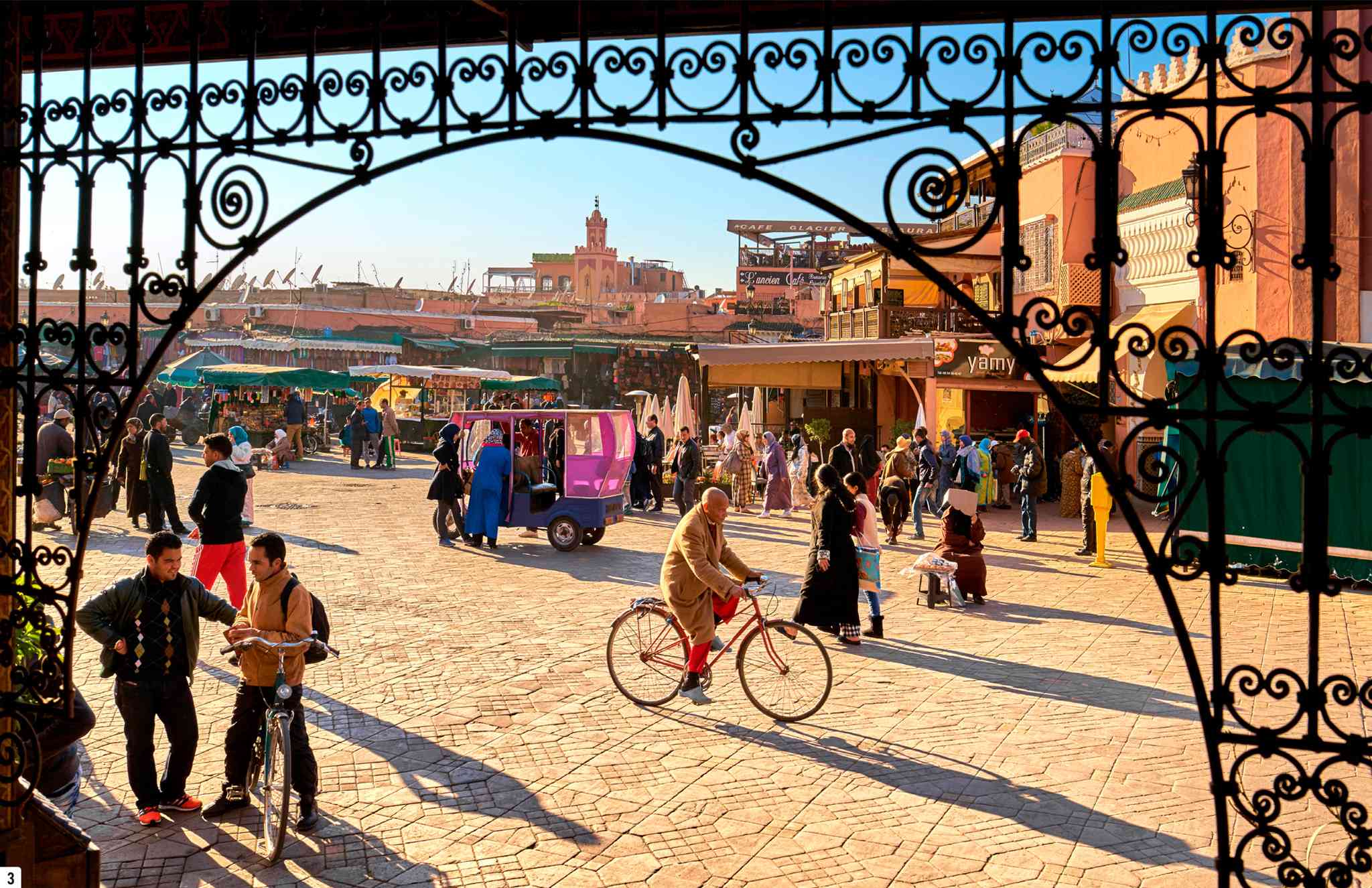 t The busy square at Jemaa el-Fna Marrakech Bustling souks full of - photo 5