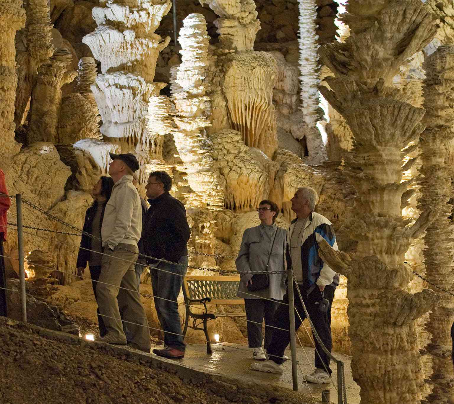 Fascinating stalactites and stalagmites at Aven Armand Frances remarkable - photo 6