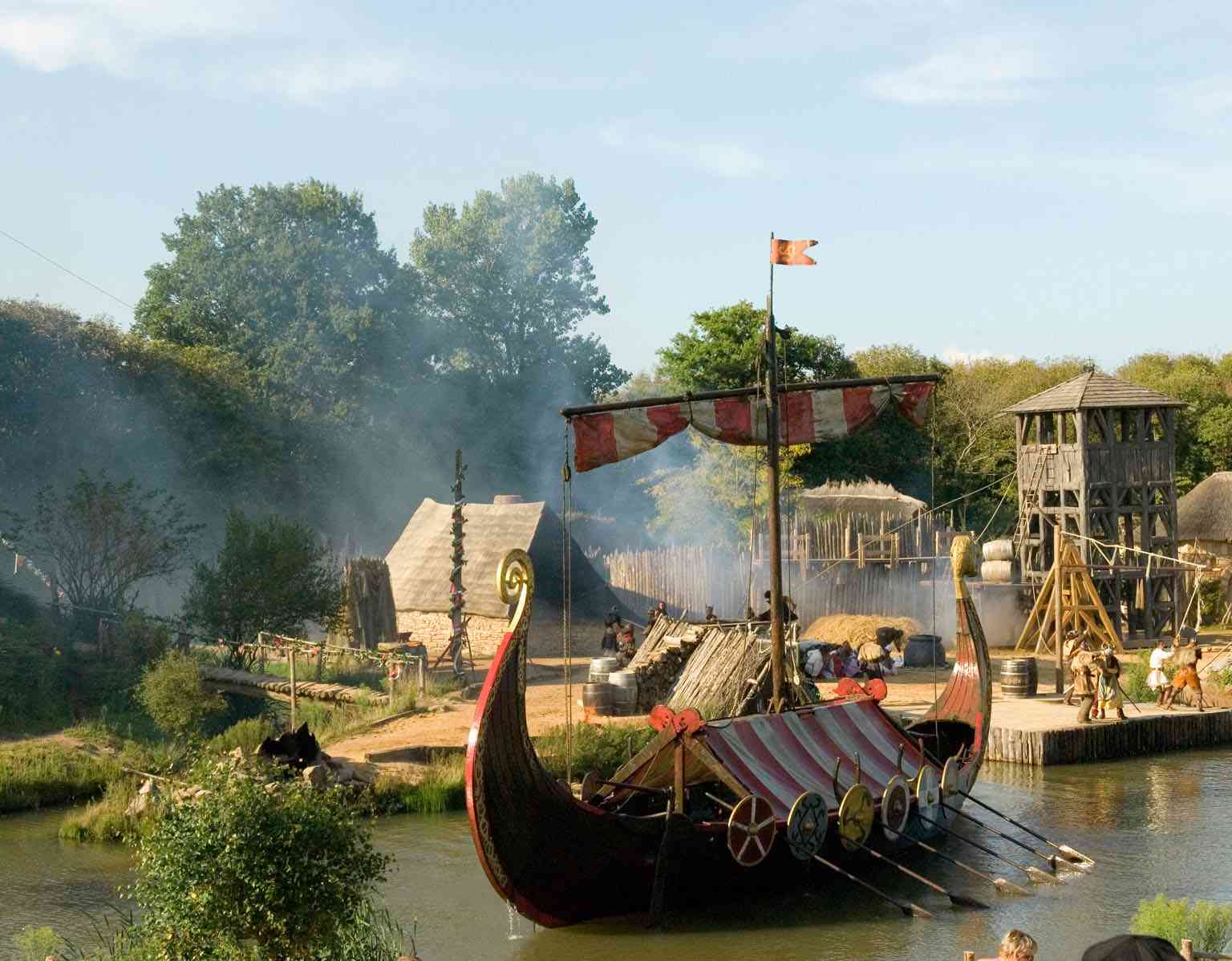 A Viking ship show at the Grand Parc Puy de Fou By the sea There is something - photo 10