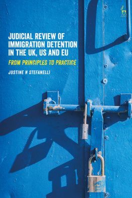 Justine N Stefanelli - Judicial Review of Immigration Detention in the UK, US and EU