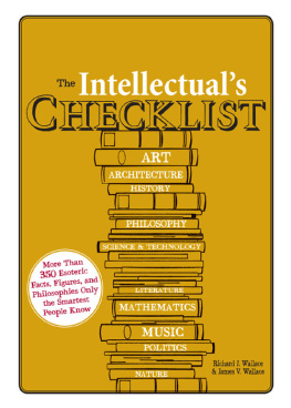 Richard J Wallace - The Intellectuals Checklist