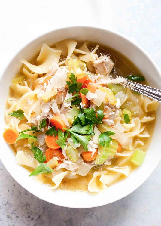 The humble but delicious chicken noodle soup is here for you during your weight - photo 9