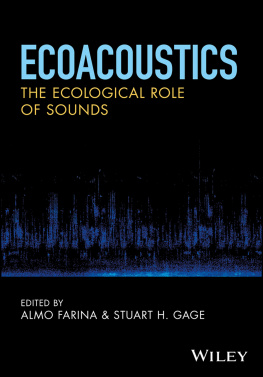 Farina Almo The Ecological Role of Sounds