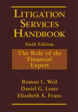 Weil Roman L. - Litigation Services Handbook