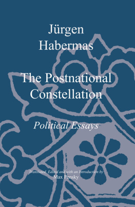 Jürgen Habermas - The Postnational Constellation