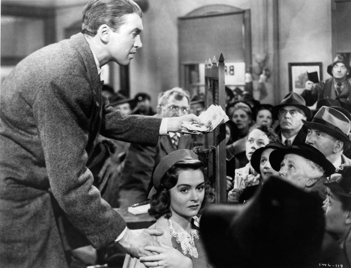 Midway through Its a Wonderful Life just as newlyweds George and Mary Bailey - photo 5