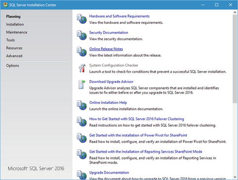 Figure 1-1 Initial SQL Server 2016 installation screen If you see the - photo 1