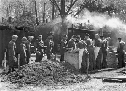 Troops in a sealed camp north of Portsmouth close to the embarkation ports take - photo 2