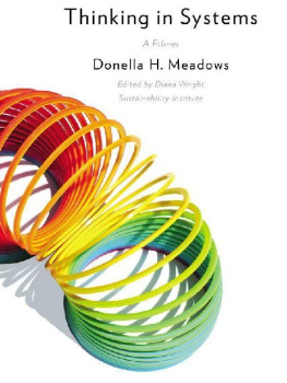 Donella H. Meadows Thinking in Systems: A Primer