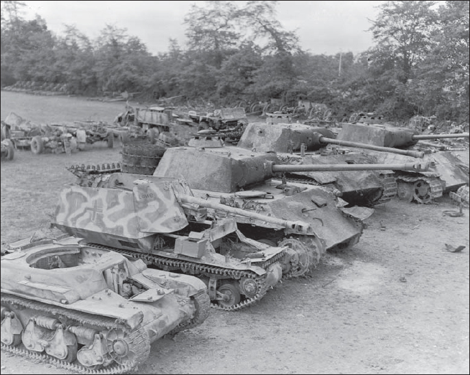 German forces in France lost most of their armored equipment in the Normandy - photo 7