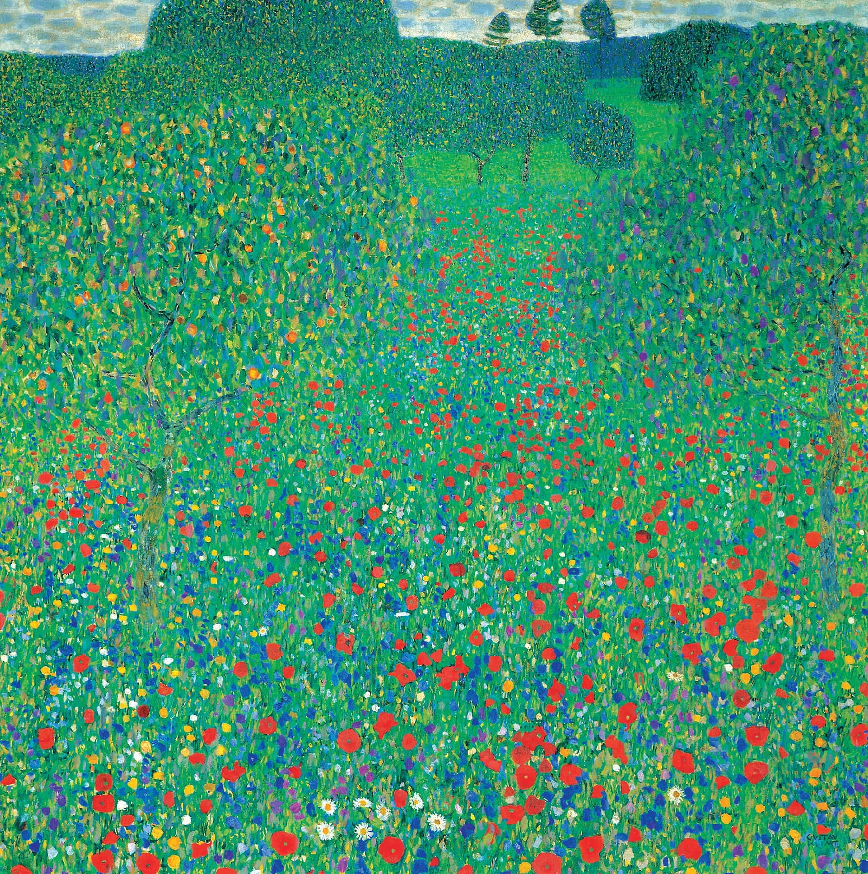 Field of Poppies Gustav Klimt Austrian 18621918 Oil on canvas 1907 E - photo 7