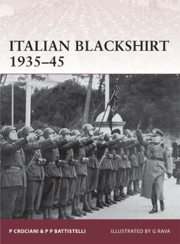 Pier Paolo Battistelli Italian Blackshirt 1935–45