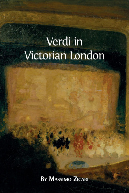 Massimo Zicari Verdi in Victorian London