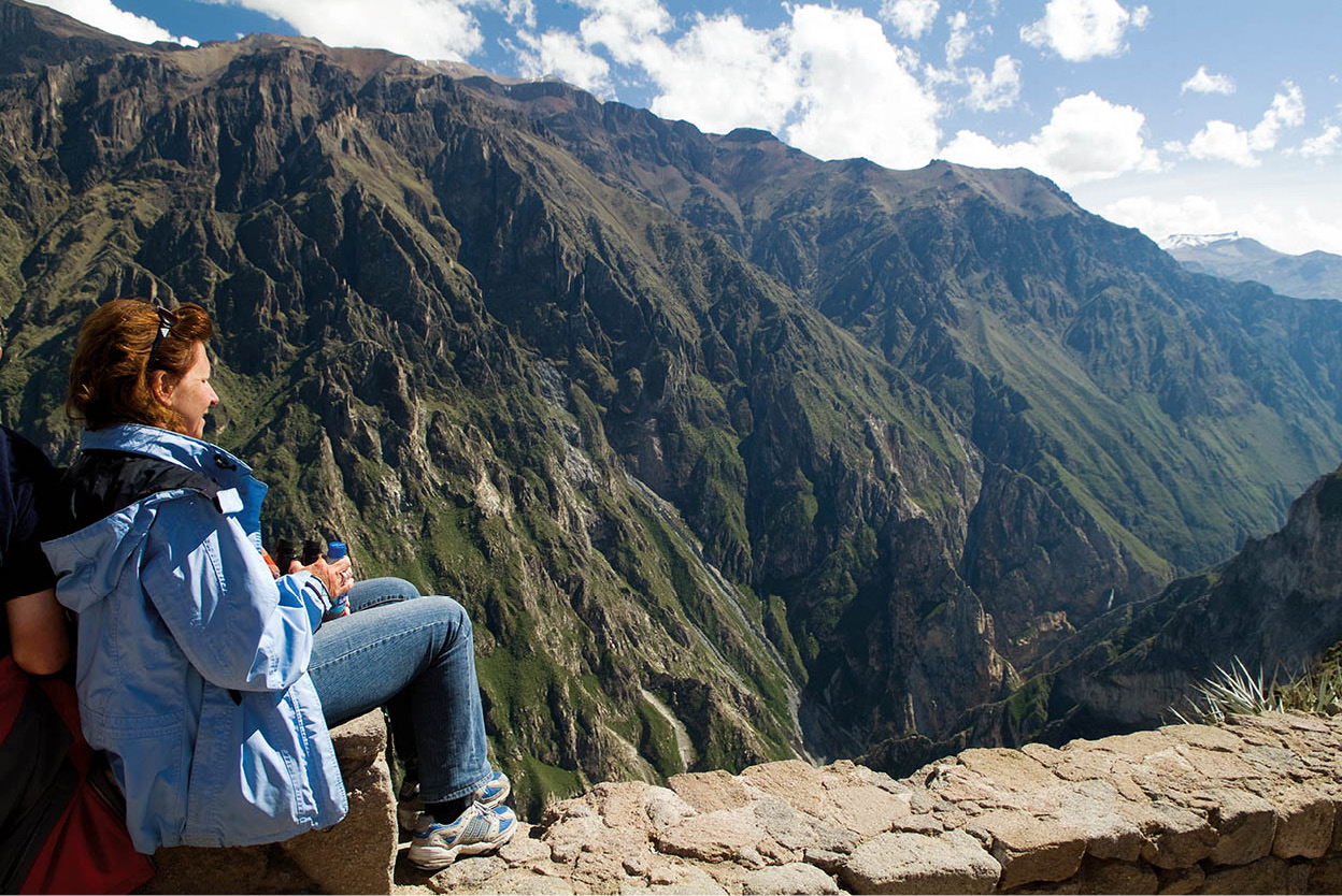 Colca Canyon Twice as deep as the Grand Canyon Perus Colca Canyon is one of - photo 5