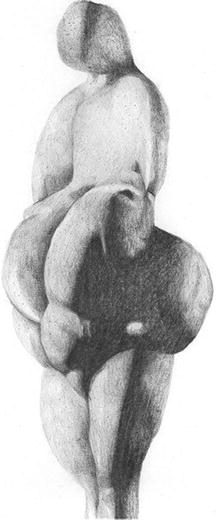 Fig 1 Venus de Lespugue Prehistoric Wide hips and abundant body fat - photo 1