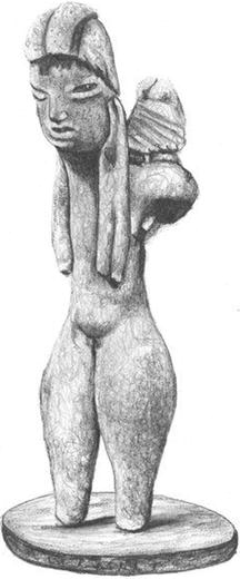 Fig 2 Ceramic figure from Tlatilco Mexico Preclassic period Wide hips - photo 2