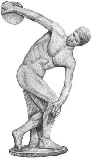 Fig 3 Discobolo by Myron V Century BC In his work Anatomy for Artists - photo 3